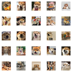 55pcs Cute Animal Cirgi Dog Stickers For Laptop Water Bottle Phone Vinyl Waterproof Graffiti Bicycle Car Decals Kids Toy (ONLINE ORDER ONLY)