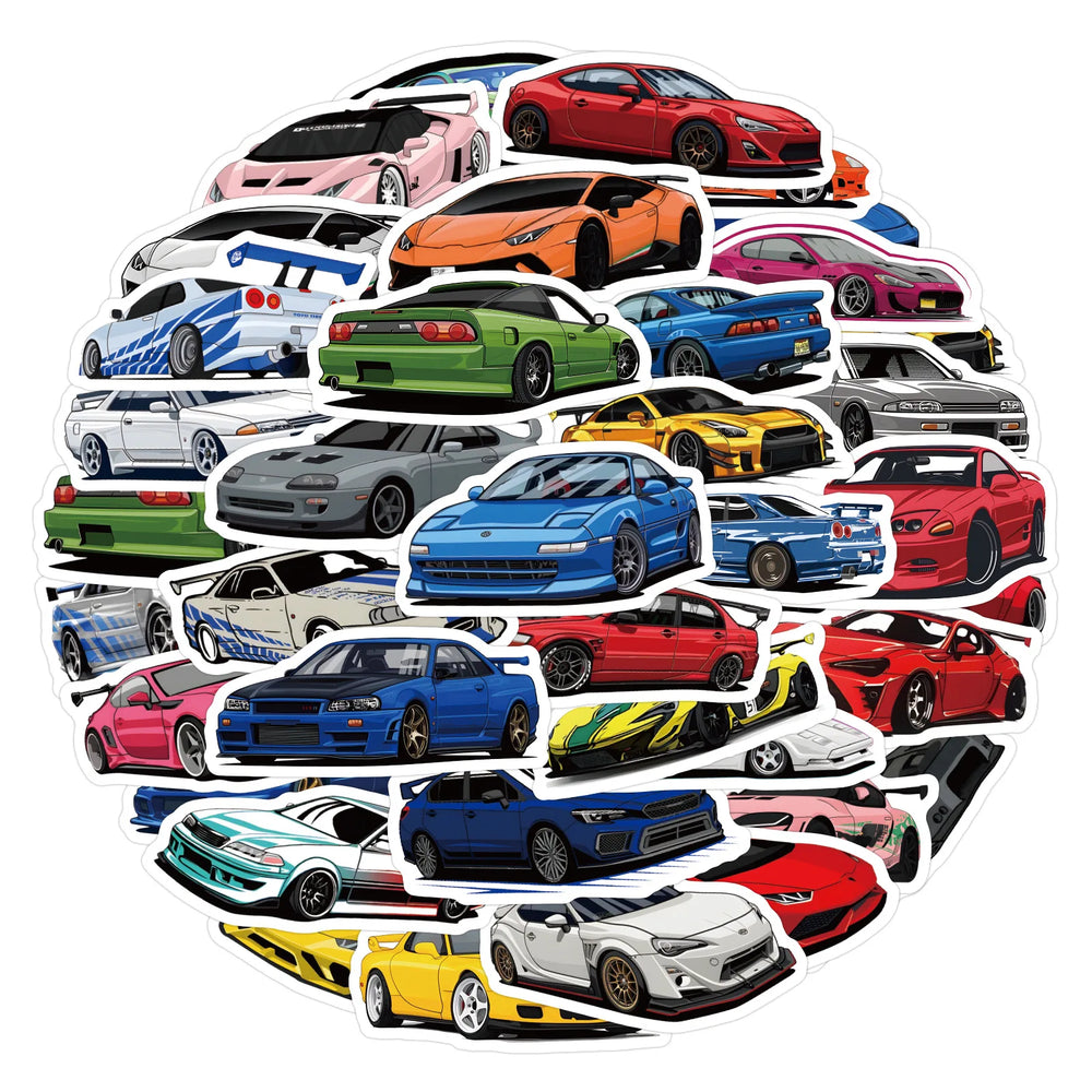JDM Car Stickers Waterproof Decals for Laptop Motorcycle Luggage Snowboard Fridge (ONLINE ORDER ONLY)