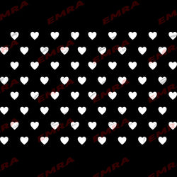 72PCS Love Quarter Window Car Sticker Suitable for Most Vehicles Decoration Die Cutting Accessories Waterproof Vinyl Decals (ONLINE ORDER ONLY)