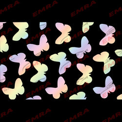 Butterfly Car Sticker for Triangular Window Outdoor Decoration Universal All Vehicles Accessories PVC Waterproof Vinyl Decals (ONLINE ORDER ONLY)
