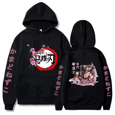 Demon Slayer Kamado Nezuko Oversize Anime Hoodie Streetwear (ONLINE ORDER ONLY)