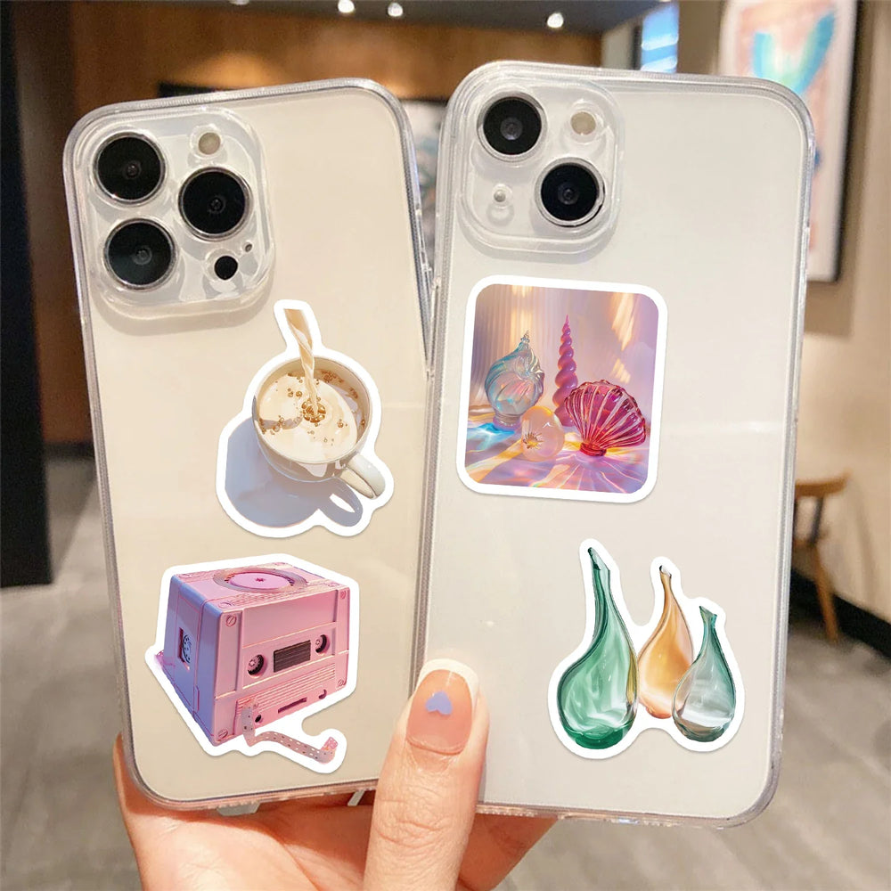 30Pcs Purple Aesthetics Sticker Diy Computer Stickers for Water Bottles Waterproof Journal Arts Crafts Toy Decals (ONLINE ORDER ONLY)
