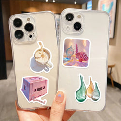 30Pcs Purple Aesthetics Sticker Diy Computer Stickers for Water Bottles Waterproof Journal Arts Crafts Toy Decals (ONLINE ORDER ONLY)