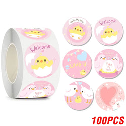 100-500pcs Lovely Animal Stickers Sealing Labels Reward Sticker For School Teacher Kids Stationery Sticker Gift Decor (ONLINE ORDER ONLY)