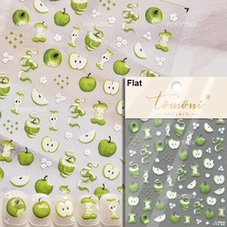 Colorful Swimsuit Bikini Fresh String Bag Vegetables Fruits Summer Beach Underwear Sunscreen Nail Art Stickers Manicure Decals (ONLINE ORDER ONLY)