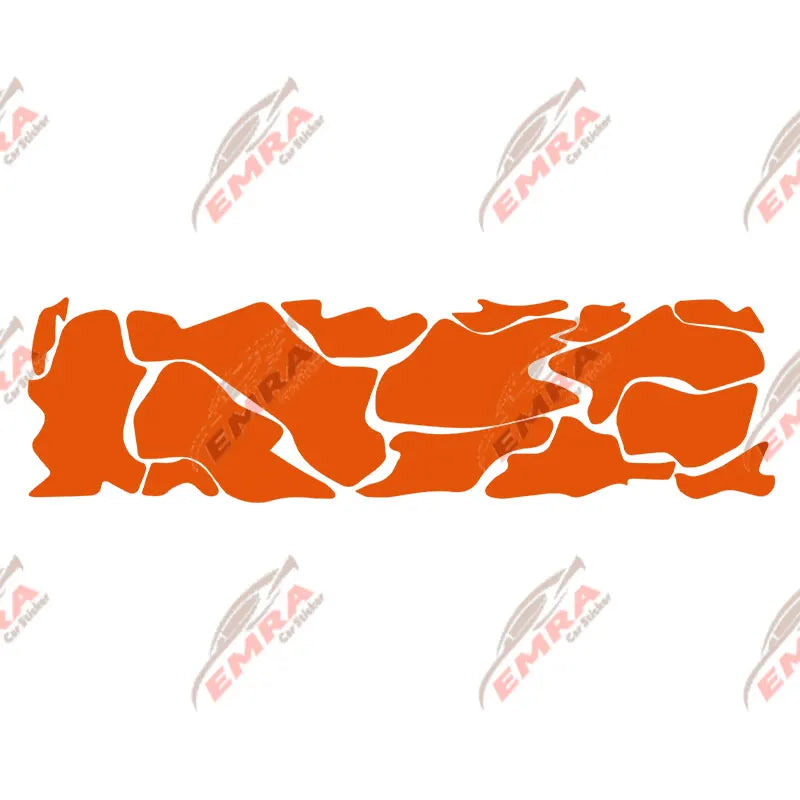 Universal Car Sticker For External Accessories Camouflage Stickers Decoration Side Kit  Adjust Molding Waterproof Vinyl Decals (ONLINE ORDER ONLY)