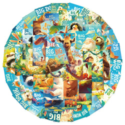 Cartoon Animal Stickers for Laptop Phone Notebook Suitcase Kids Toys (ONLINE ORDER ONLY)
