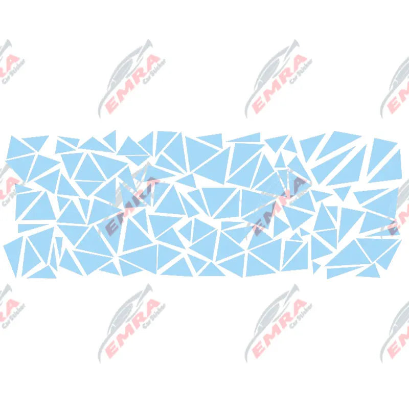 Triangle Car Sticker Decoration Side External Accessories Camouflage Kit Wrap Camo Tuning Styling Waterproof Vinyl Decals (ONLINE ORDER ONLY)