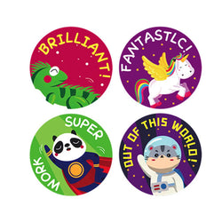 100-500pcs Cute Cartoon Animals Reward Stickers for Kids School Teacher Supplies Kids Classic Toy Gift Sealing Decor Stationery (ONLINE ORDER ONLY)