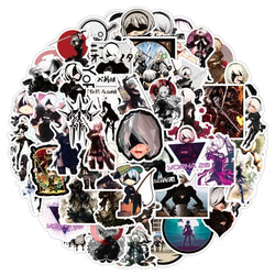 NieR Game Stickers 50pcs Laptop Phone Car Decor (Online Order Only)