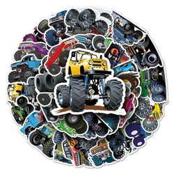 50Pcs Bigfoot Car Cartoon Waterproof Vinyl Stickers (ONLINE ORDER ONLY)