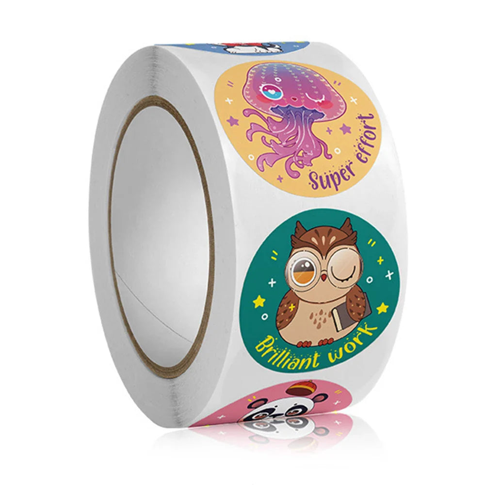 100-500pcs Kids Toy Stickers Animal Cartoon Stickers Various Cute Design Patterns School Teacher Reward Stickers (ONLINE ORDER ONLY)