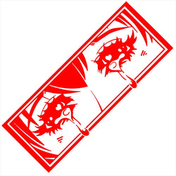 Sad Eyez JDM Car Sticker Window Decoration Anime Stickers External Accessories Die Cutting Waterproof Vinyl Decal (ONLINE ORDER ONLY)