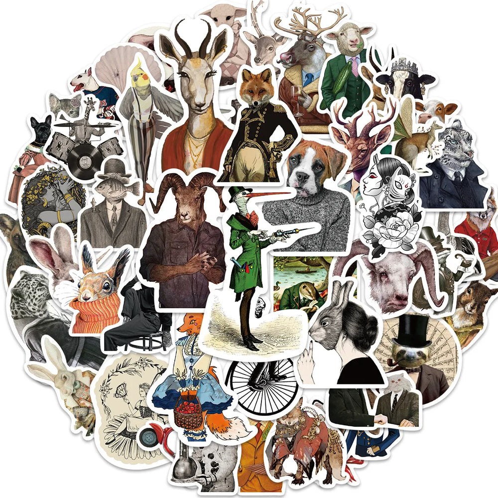 Diablo Dark Art Animal Stickers for Suitcase, Skateboard, Laptop, Phone, Car - 10/30/50Pcs (Online Order Only)