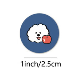 500pcs/Roll Cartoon Animal Stickers Anime Round Seal Diy Laptop Decals Stickers Cute Book Children Reward Kids Toy Gift (ONLINE ORDER ONLY)