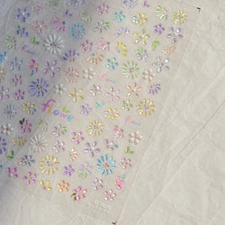 5D Flower Nail Art Stickers Kawaii Macaron Decals DIY Adhesive (Online Order Only)