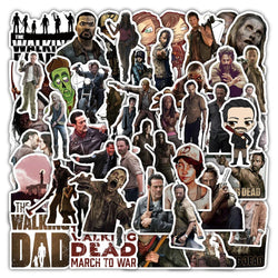 Walking Dead Stickers Horror Movie Decals for Laptop Luggage Wall Fridge (ONLINE ORDER ONLY)