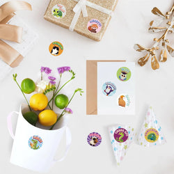 100-500pcs Animal Cartoon Stickers Phone Laptop Notebook Suitcase Water Bottles Sticker DIY Gift Decoration Lables Stationery (ONLINE ORDER ONLY)