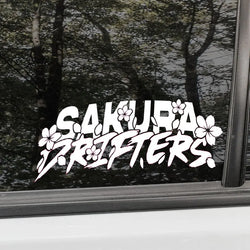 Sakura Drifters Brush for JDM Sticker Cherry Blossom Petals Decoration Windshield External Accessories  Waterproof Vinyl Decals (ONLINE ORDER ONLY)