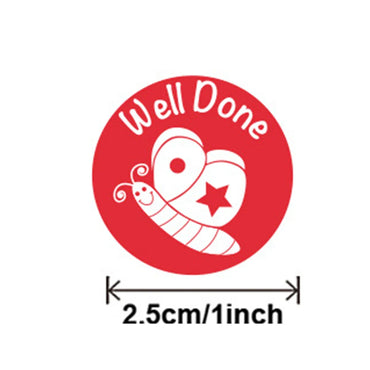 100-500pcs Stickers for Kids Cute Animal Children Reward Stickers Teacher Supplie for Classroom Potty Training Motivational (Online Order Only)