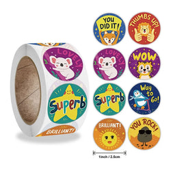 100-500pc Stickers for Children Kids Rolling Animal Roll Dog Stickers Small Packaging Pack Stickers Photocard Decor Lables (ONLINE ORDER ONLY)