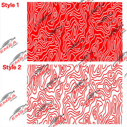 Universal Topography Quarter Window Car Sticker Suitable For Most Decoration Accessories Die Cutting Vinyl Decals (ONLINE ORDER ONLY)