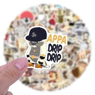 10/30/50/110PCS Avatar:The Last Airbender Stickers Cute Appa Graffiti Cartoon Animal Sticker Laptop Guitar Car Bike Decals Toy (ONLINE ORDER ONLY)