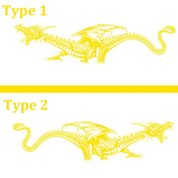 Anime Detachment Car Stickers Beasts And Dragons Picture Decoration Body  Movement Style Die Cutting Waterproof PVC Vinyl Decals (ONLINE ORDER ONLY)