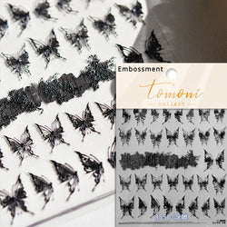 Halloween Ghost Pumpkin Bat Coffin Cat Spider Demon Jelly Self Adhesive Nail Art Sticker Terrifying Candy Candle Manicure Decals (ONLINE ORDER ONLY)