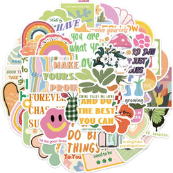 Inspirational Pink Cute Stickers Decals for Kids DIY Scrapbook Laptop Guitar Suitcase Gift (ONLINE ORDER ONLY)