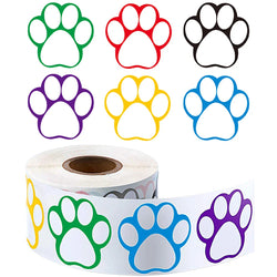 500Pcs Round Dog Paw Print Thank You Label Stickers Used for Shipping and Mailing Box Seal Labels Decorative Gifts Stickers (ONLINE ORDER ONLY)