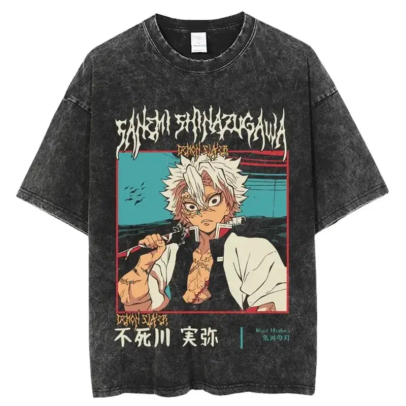 Demon Slayer Hooded Sweatshirt: Oversized Anime Streetwear (ONLINE ORDER ONLY)