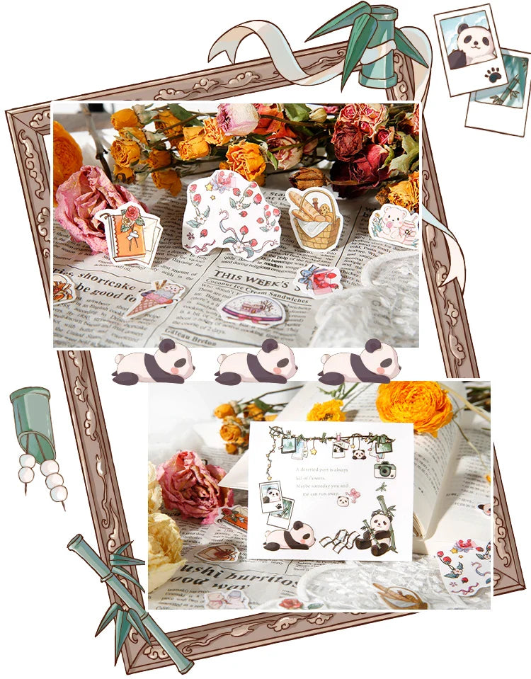 2 Sheets Cute Lolita Girl Decoration Sticker Aesthetics Hand Account DIY Collage Material Kawaii Stationery Scrapbooking Sticker (Online Order Only)