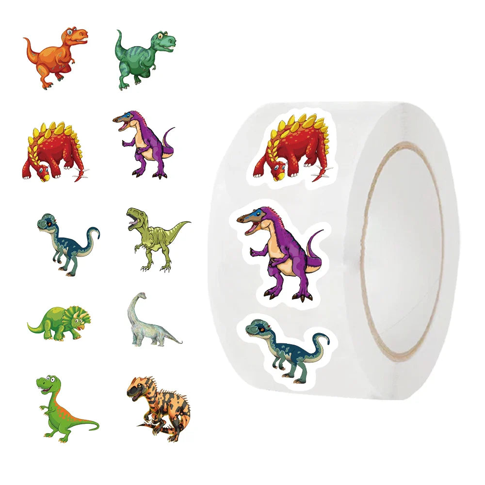 500pcs Animals Dinosaur Stickers for Kids School Classroom Reward Encourage Stickers for Students Teachers DIY Craft (Online Order Only)