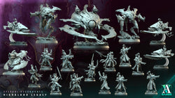 3D Printed Archvillain Games Highblood Strider Sylvari Ascendants Highblood Legacy Archvillain Society Vol XXXV 28 32mm D&D (Online Only)