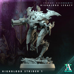 3D Printed Archvillain Games Highblood Strider Sylvari Ascendants Highblood Legacy Archvillain Society Vol XXXV 28 32mm D&D (Online Only)