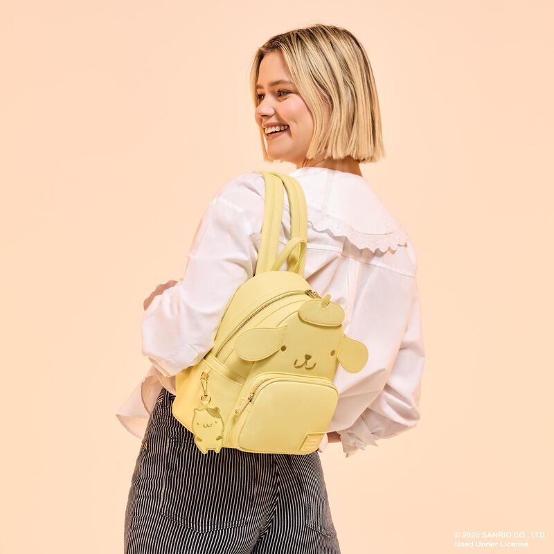 Loungefly Sanrio Pompompurin Monochrome Cosplay Mini Backpack (Online Order Only)