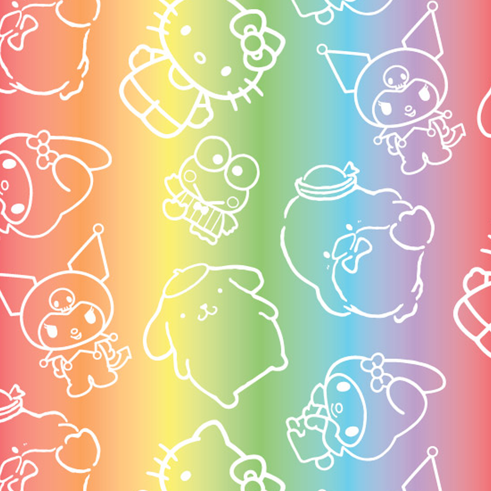 Loungefly: Sanrio - Hello Kitty And Friends Color Block Wallet (ONLINE ORDER ONLY)