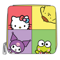 Loungefly: Sanrio - Hello Kitty And Friends Color Block Wallet (ONLINE ORDER ONLY)