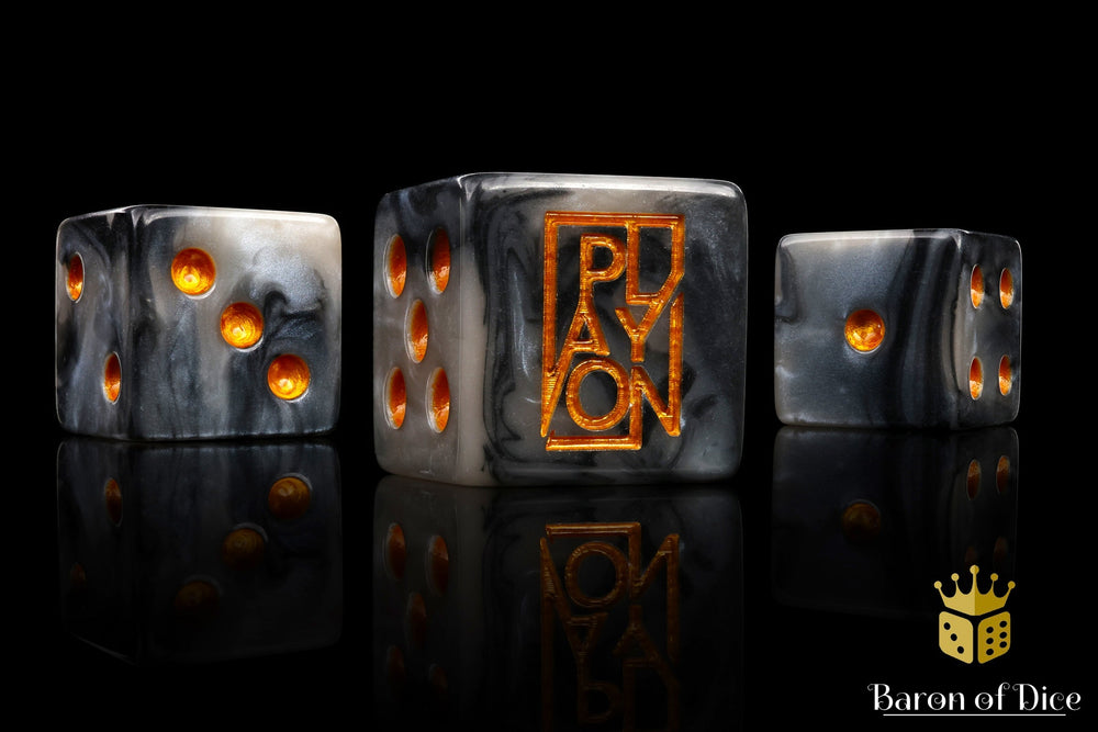 Play On Tabletop Official Dice - Steel (2024 LE) (ONLINE ORDER ONLY)