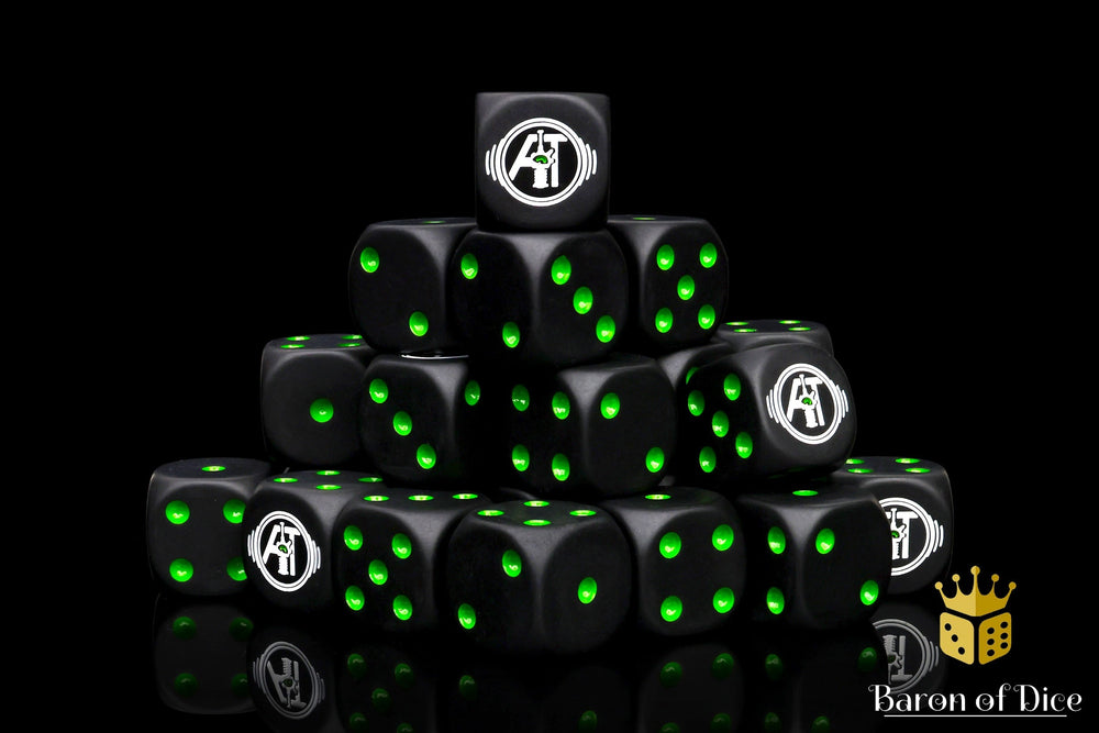Auspex Tactics Official Dice - Black (ONLINE ORDER ONLY)