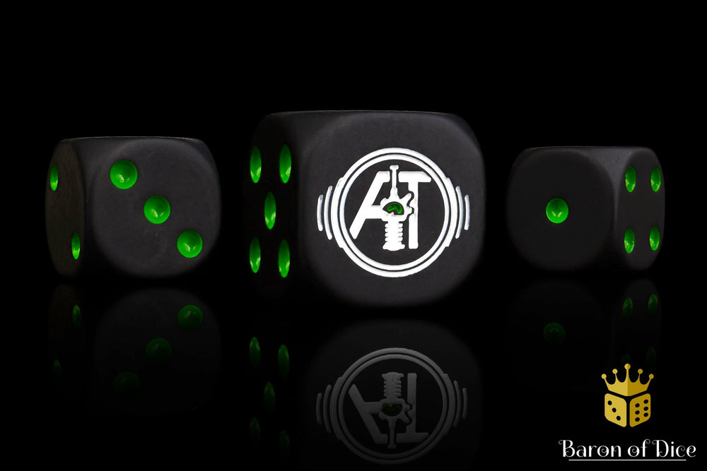 Auspex Tactics Official Dice - Black (ONLINE ORDER ONLY)