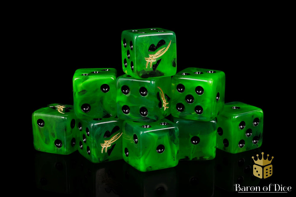Barbed Heart Dice (ONLINE ORDER ONLY)