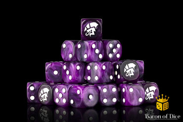 Alien Dice | Purple & White
