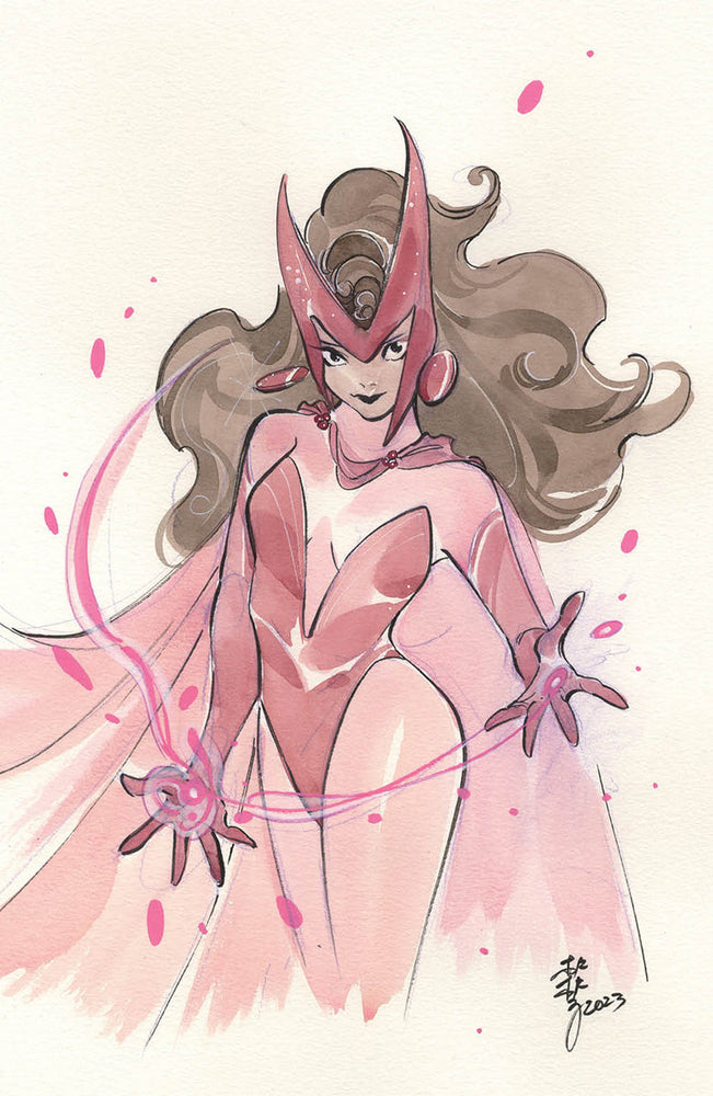 Scarlet Witch & Quicksilver 1 Unknown Comics Peach Momoko Exclusive Virgin Var (02/14/2024) (Online Only)