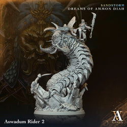 3D Printed Archvillain Games Aswadum Riders Sandstorm Dreams of Ammon Diah 28 32mm D&D (Online Only)