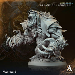3D Printed Archvillain Games Madimu Sandstorm Dreams of Ammon Diah 28 32mm D&D (Online Only)