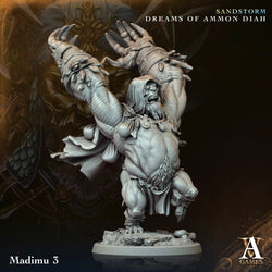 3D Printed Archvillain Games Madimu Sandstorm Dreams of Ammon Diah 28 32mm D&D (Online Only)
