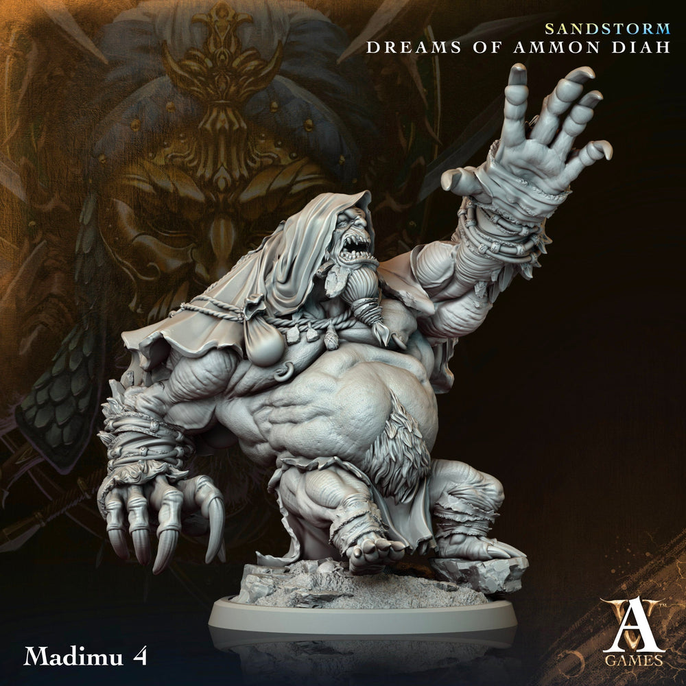 3D Printed Archvillain Games Madimu Sandstorm Dreams of Ammon Diah 28 32mm D&D (Online Only)