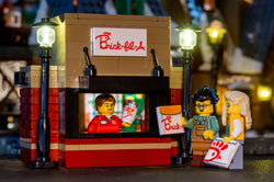 Brick-Fil-A Stand with Employee Minifig (ONLINE ORDER ONLY)